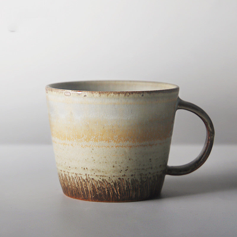 Japanese vintage stoneware coffee cup