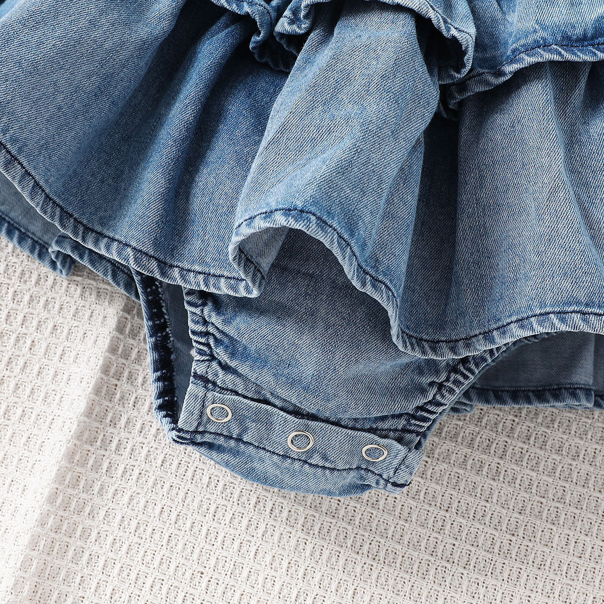 Baby Girl Suspender Denim Dress