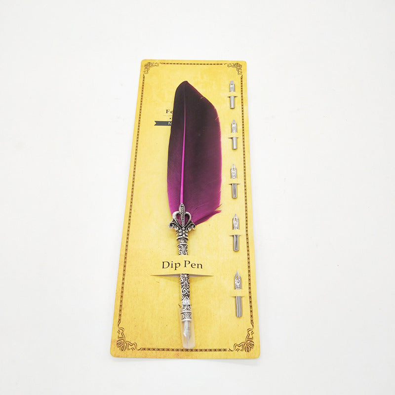 Creative retro Turkey quill