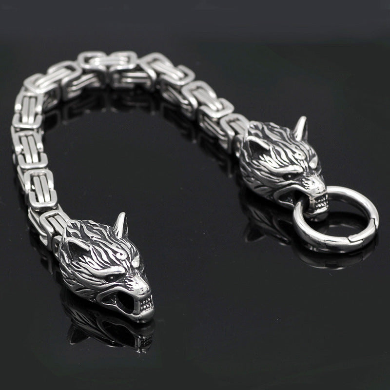 Men's Viking Celtic Steel Bracelet