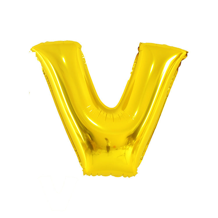 English Letter Aluminum Balloon Birthday Party Decoration