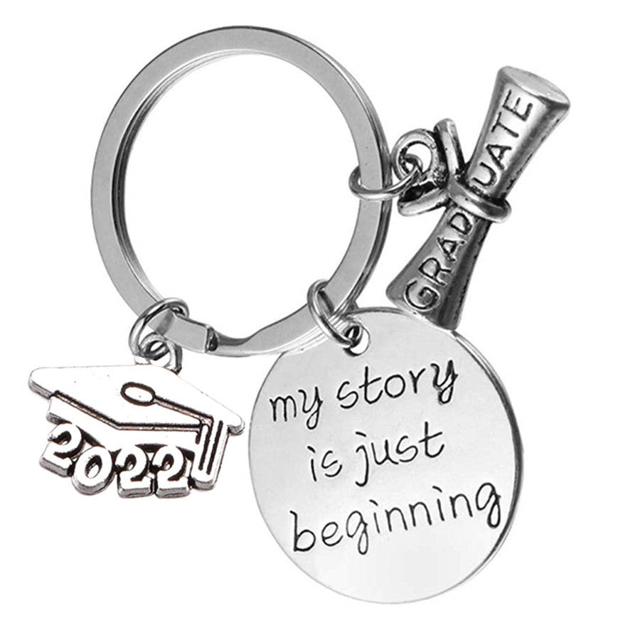 Gift Graduation Certificate Bachelor Keychain