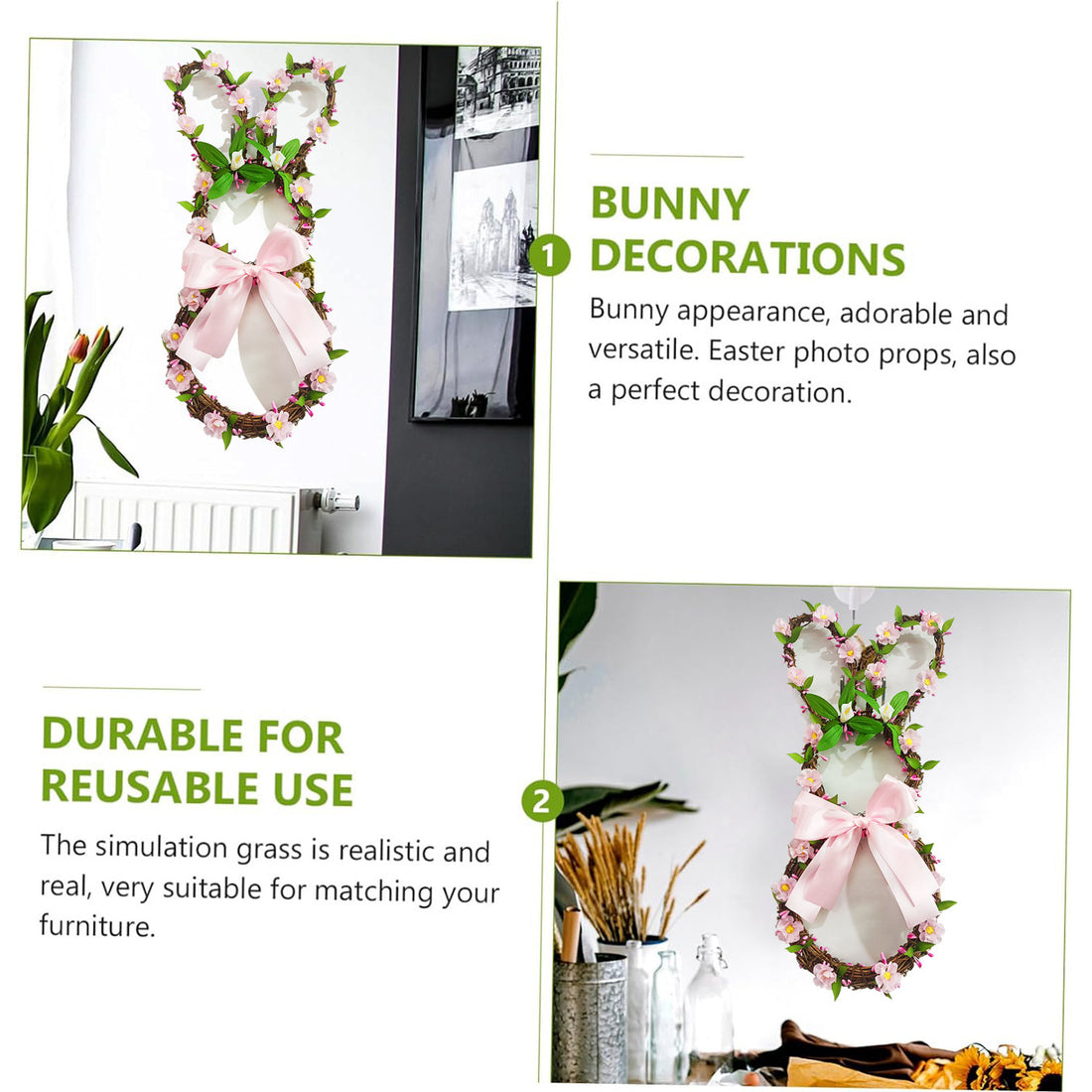 Easter Rabbit Garland Decoration Pendant