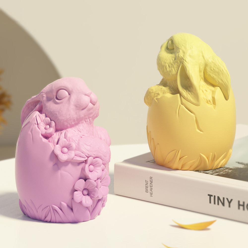 Easter Egg Rabbit Aromatherapy Candle Mould Diy