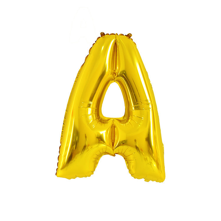 English Letter Aluminum Balloon Birthday Party Decoration