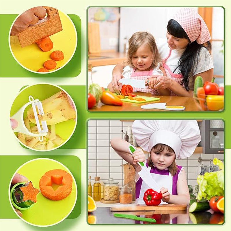 Children's Safety Kitchen Knife Suit Saw