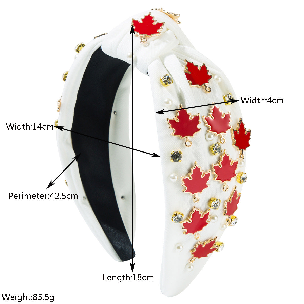 Turkey Thanksgiving Maple Leaf Headband