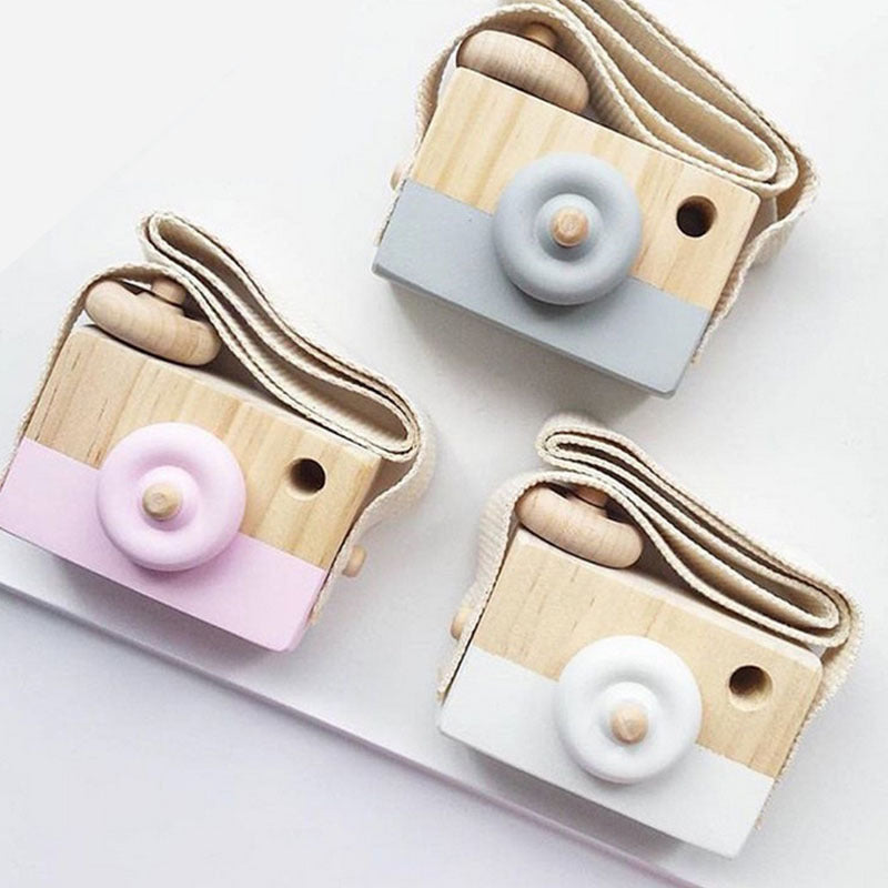 Cute Wooden Toys Camera