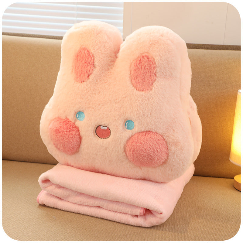 Easter Throw Pillow Quilt Small Blanket