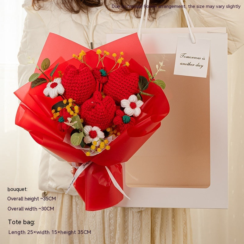 Tulip Knitted Bouquet Gift Graduation