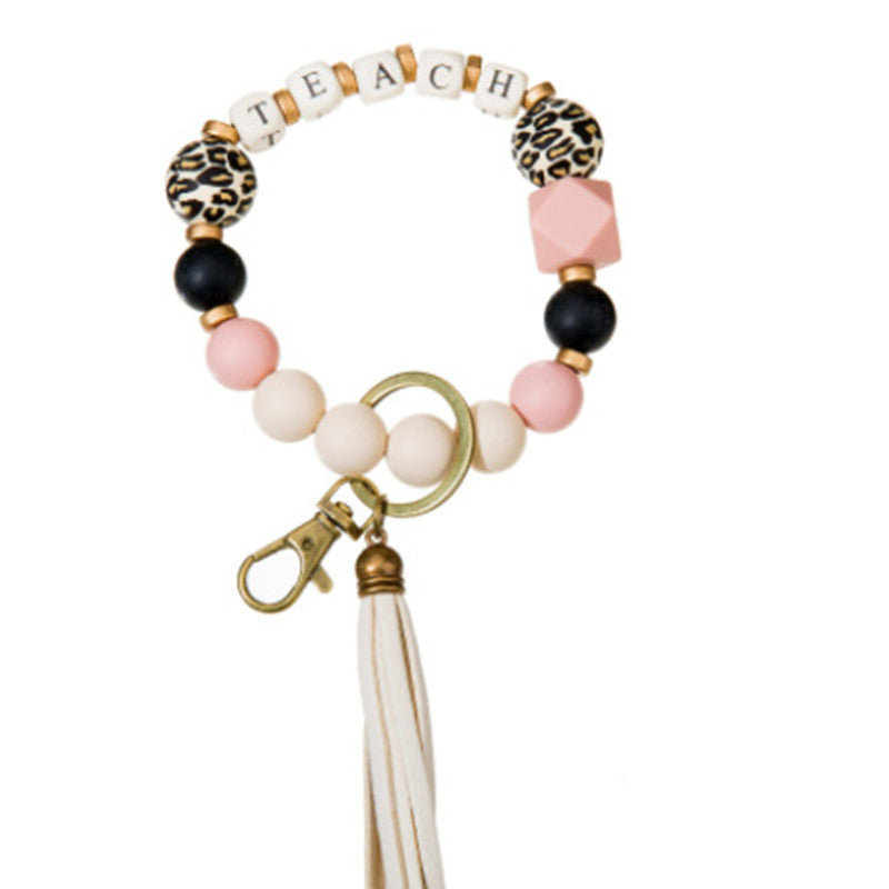 Mother's Day Beech Silicone Bead Bracelet