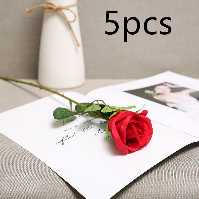 Artificial Red Rose Flowers