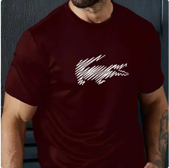 Men's Casual 3d Printed Short Sleeve Shirt