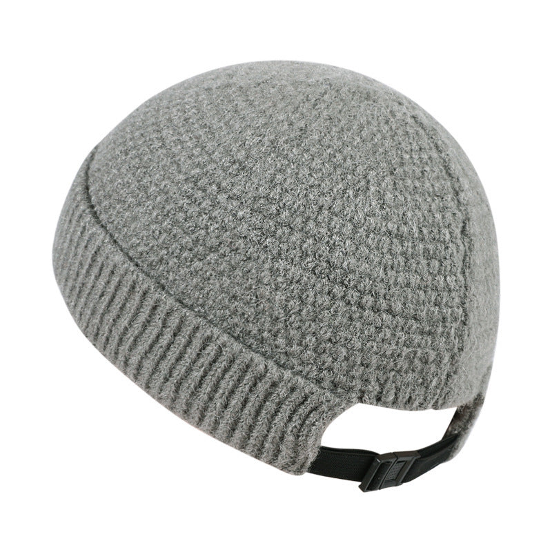 Outdoor Winter Warm Hemming Knitted Woolen Cap