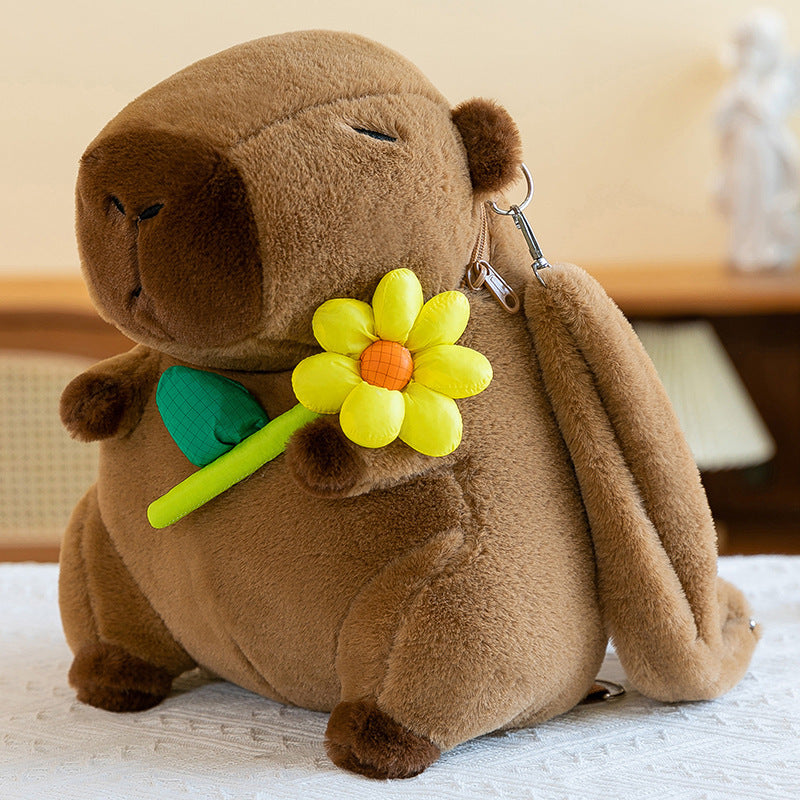 Capybara Backpack Plush Toy