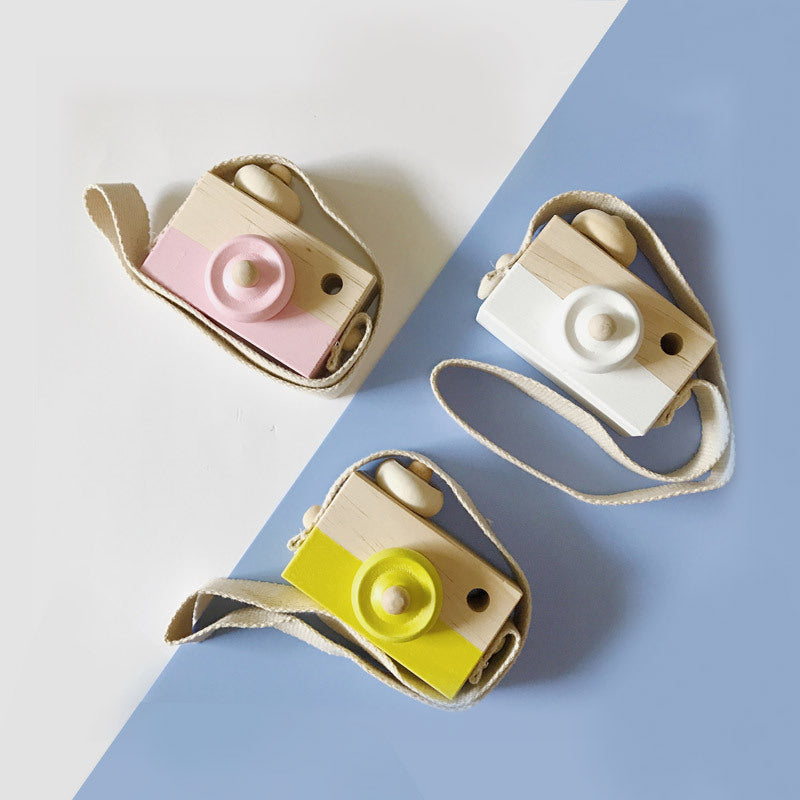 Cute Wooden Toys Camera