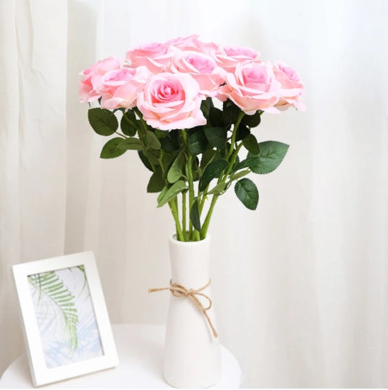 Artificial Red Rose Flowers