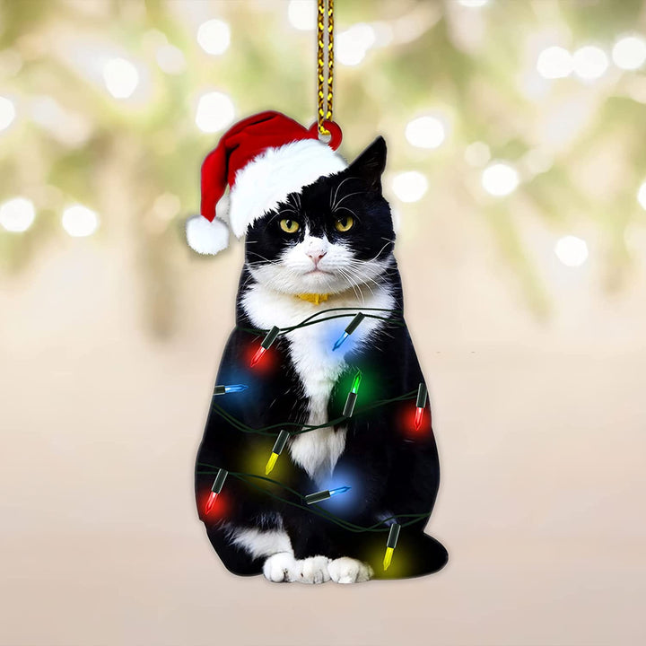 Black Cat Christmas Decorations Ornaments