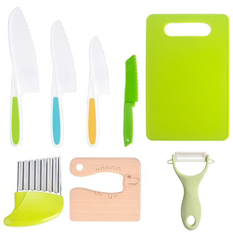 Children's Safety Kitchen Knife Suit Saw