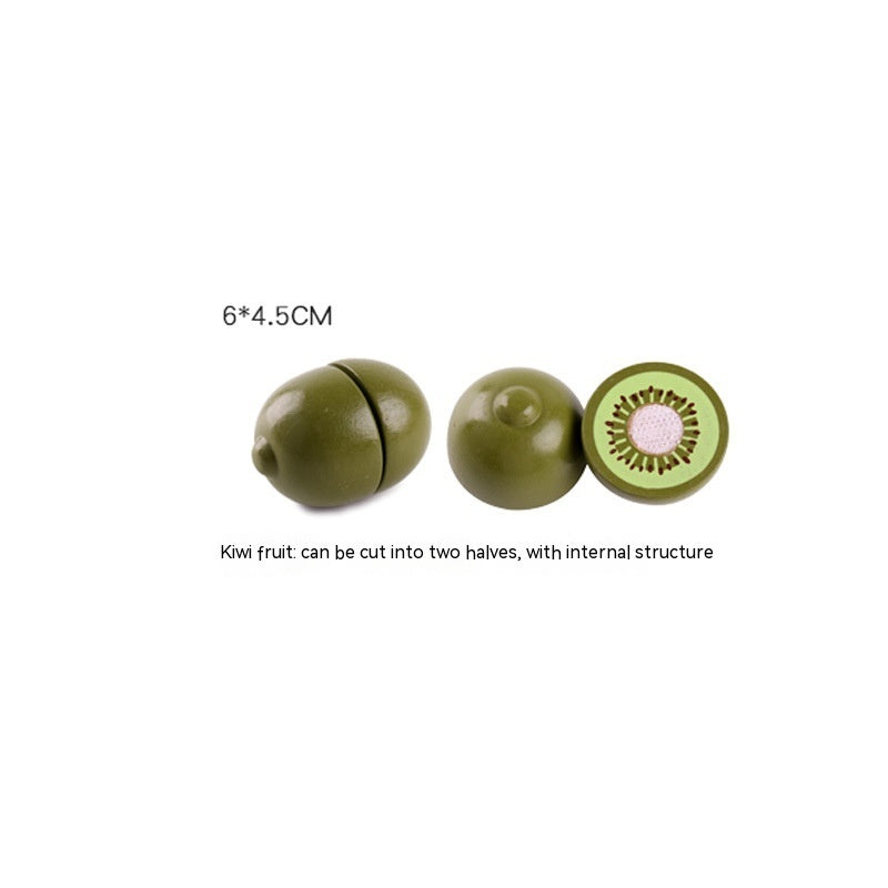 Wooden Vegetable Magnetic Children's Play House