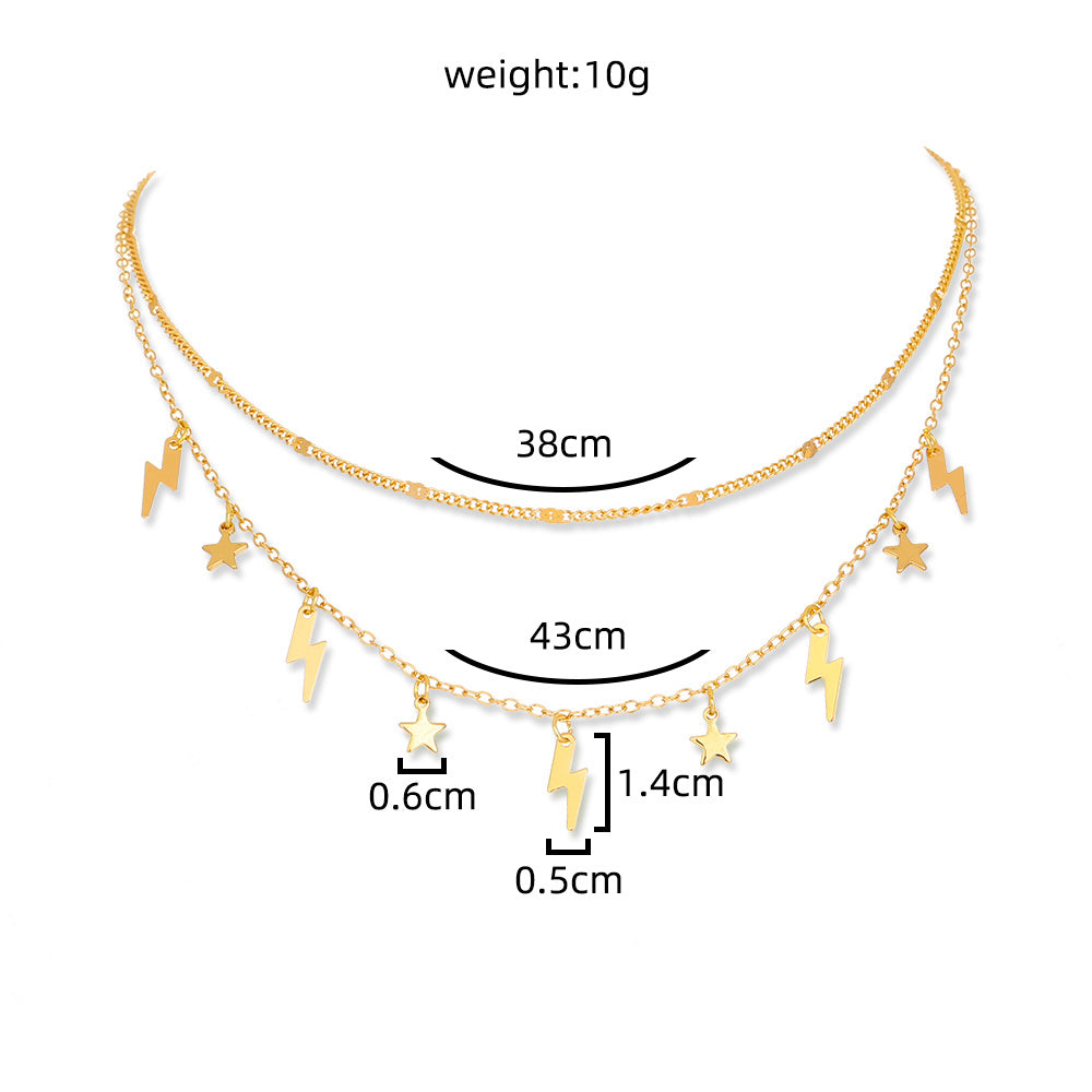 Stars Multi-layered necklaces