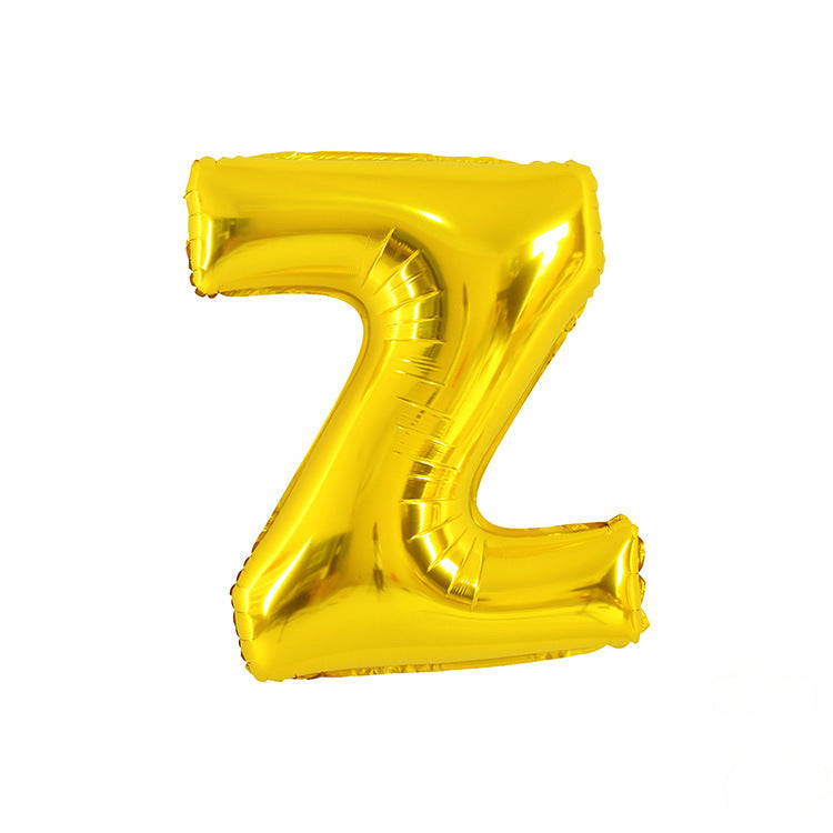 English Letter Aluminum Balloon Birthday Party Decoration
