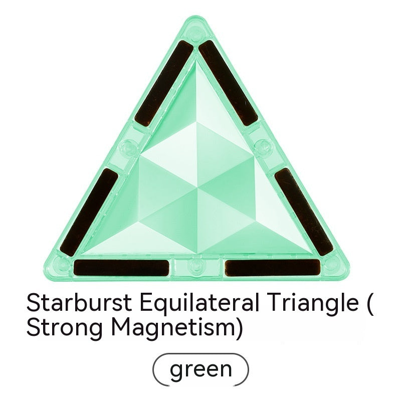 Color Window Magnetic Building Blocks Assembly