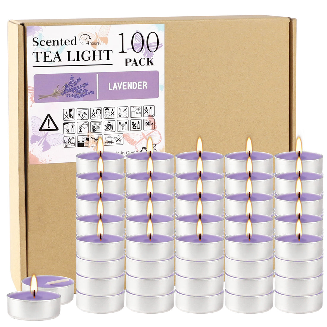 100 Hot Tea And Wine Scented Candles