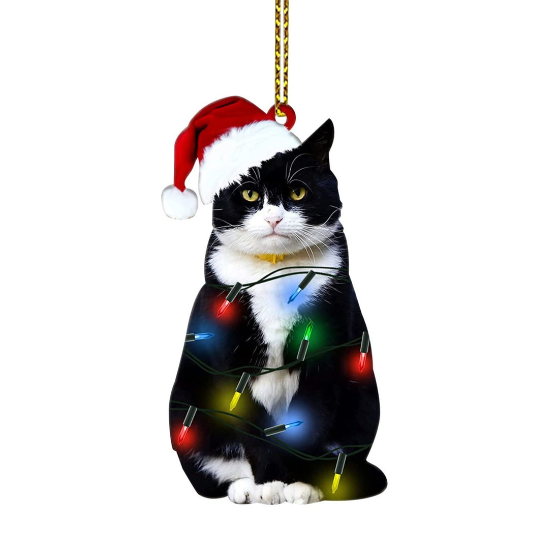 Black Cat Christmas Decorations Ornaments