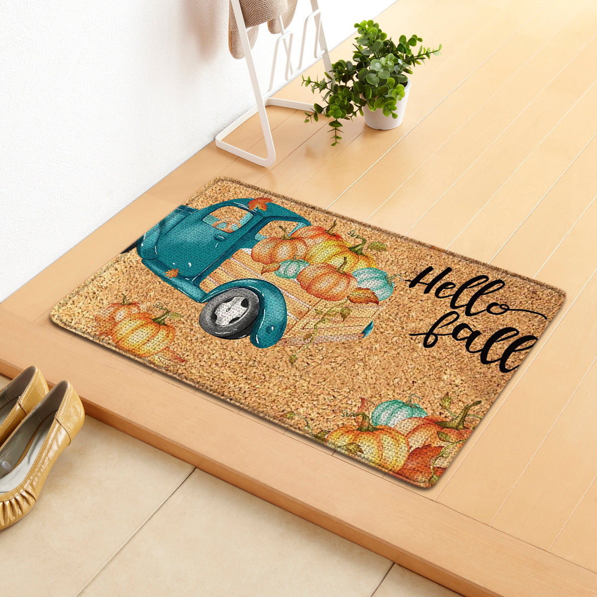 Fall Autumn Pumpkin Doormat Thanksgiving