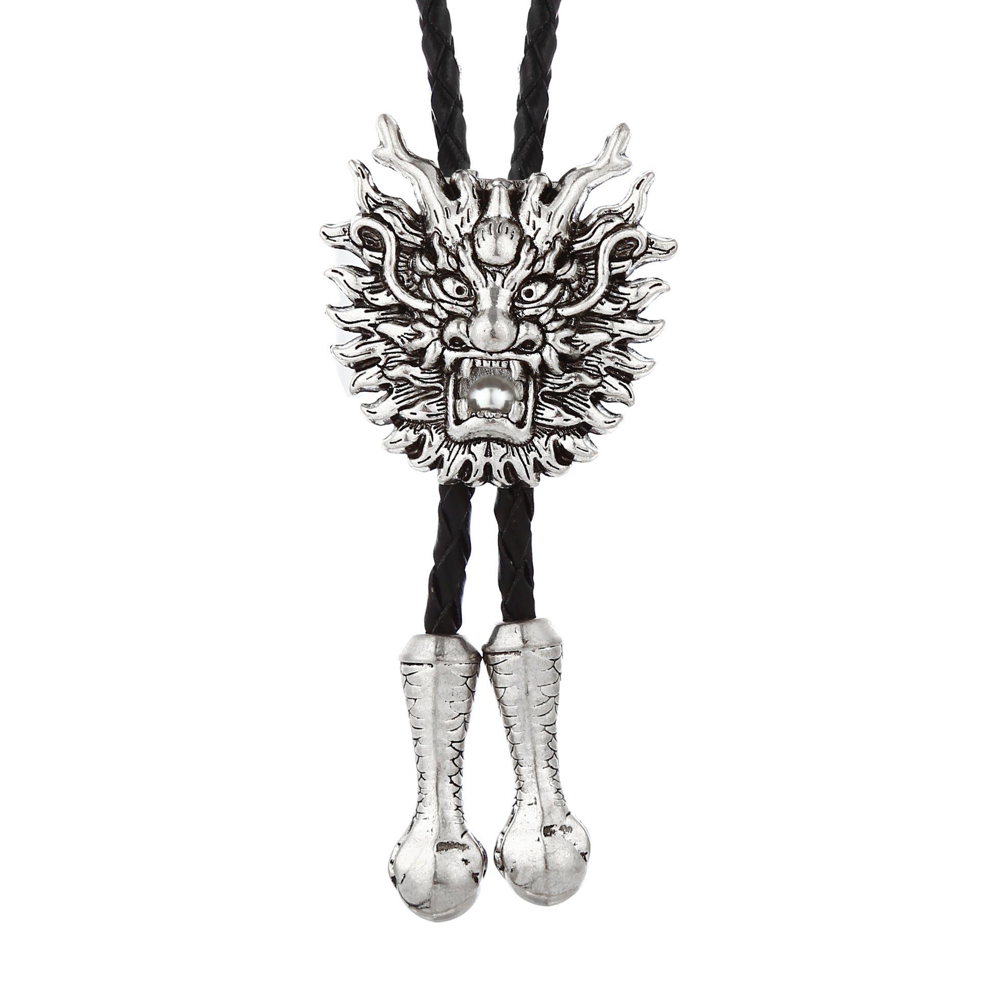 Celtic Pattern Turquoise Agate Bolo Tie