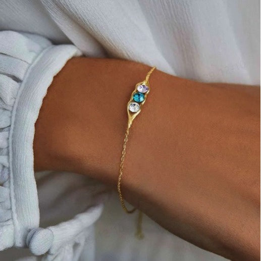 Simple Pea Bracelet For Mother's Day