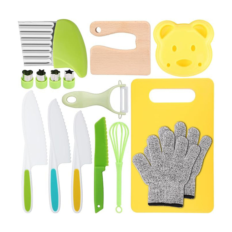 Children's Safety Kitchen Knife Suit Saw