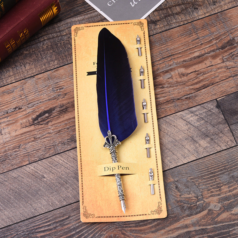 Creative retro Turkey quill