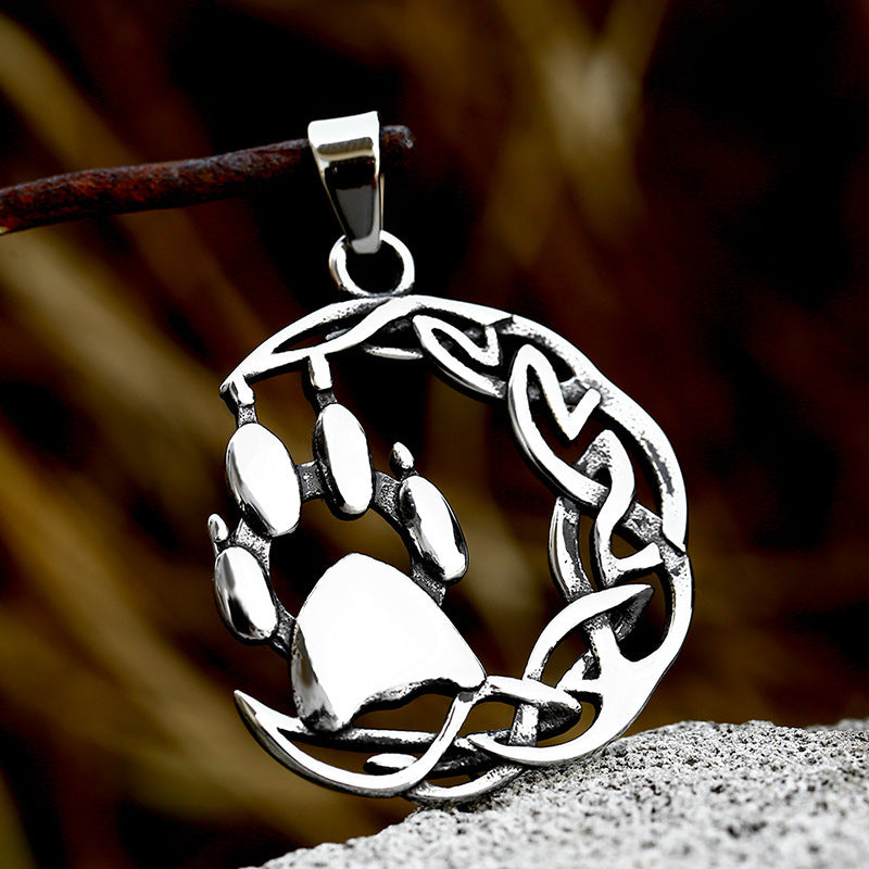 Nordic Viking Celtic Knot Titanium Steel Pendant