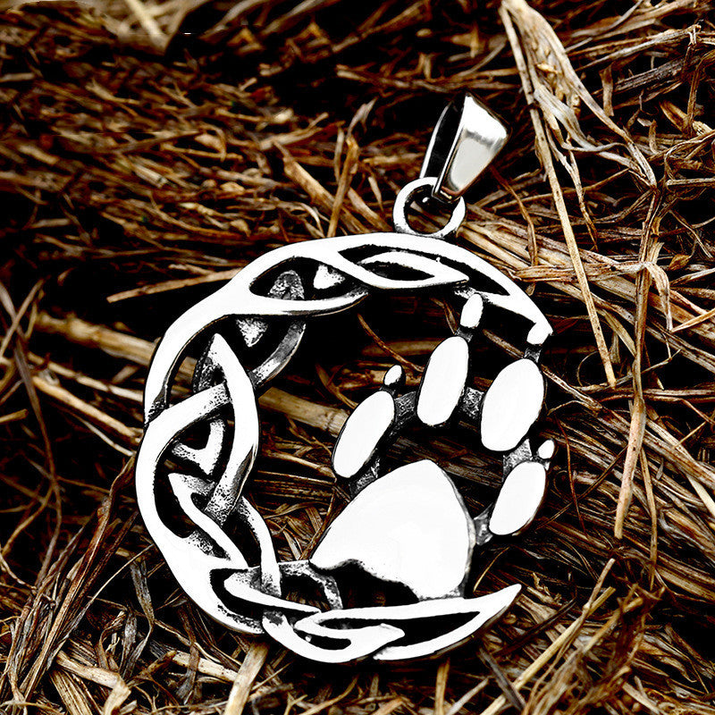 Nordic Viking Celtic Knot Titanium Steel Pendant