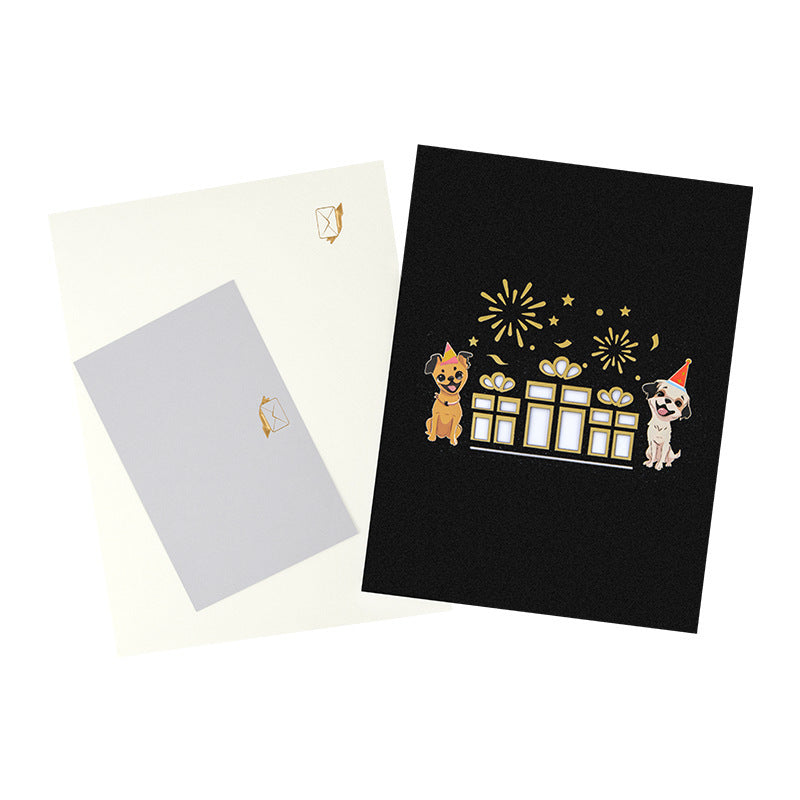 Creative 3D Stereoscopic Cash Gift Card