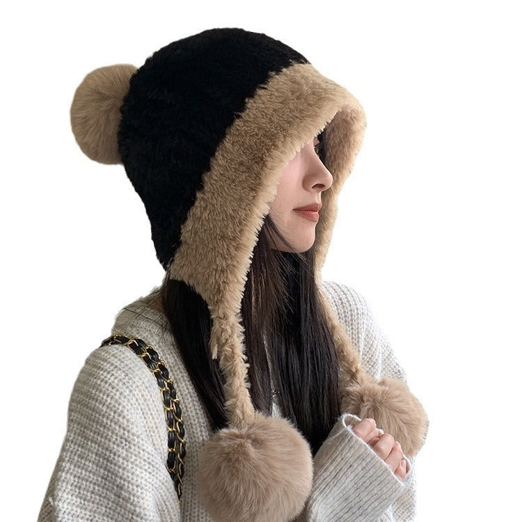 Women's Fleece-lined Thickened Knitting Hat
