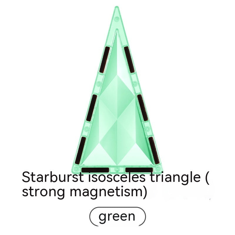 Color Window Magnetic Building Blocks Assembly