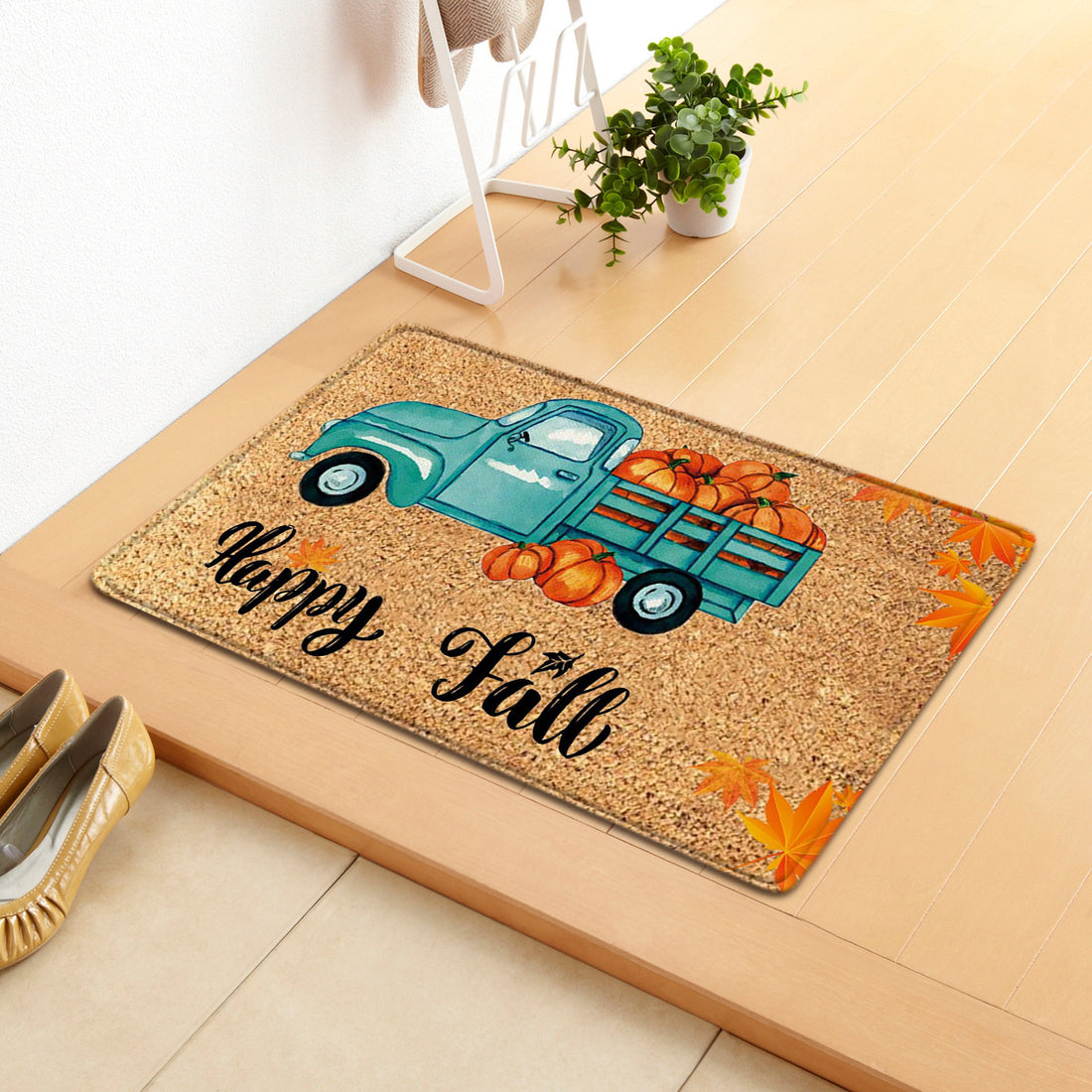 Fall Autumn Pumpkin Doormat Thanksgiving