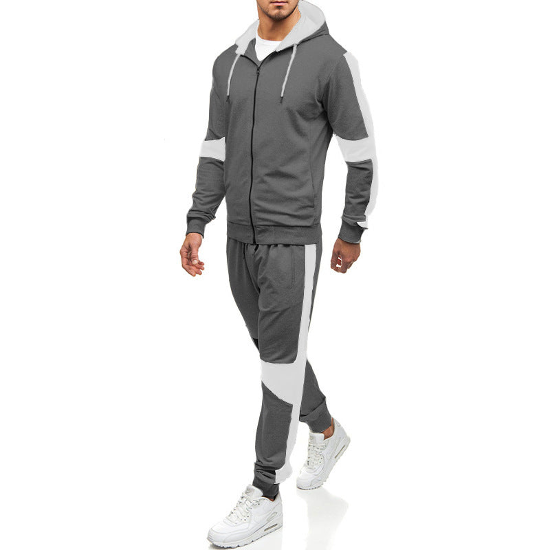 Men's hooded sweater suit