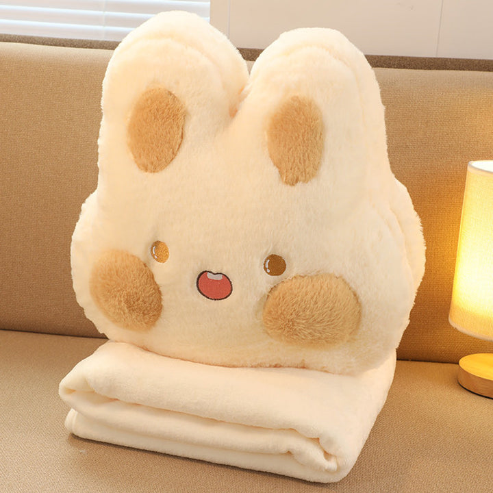 Easter Throw Pillow Quilt Small Blanket