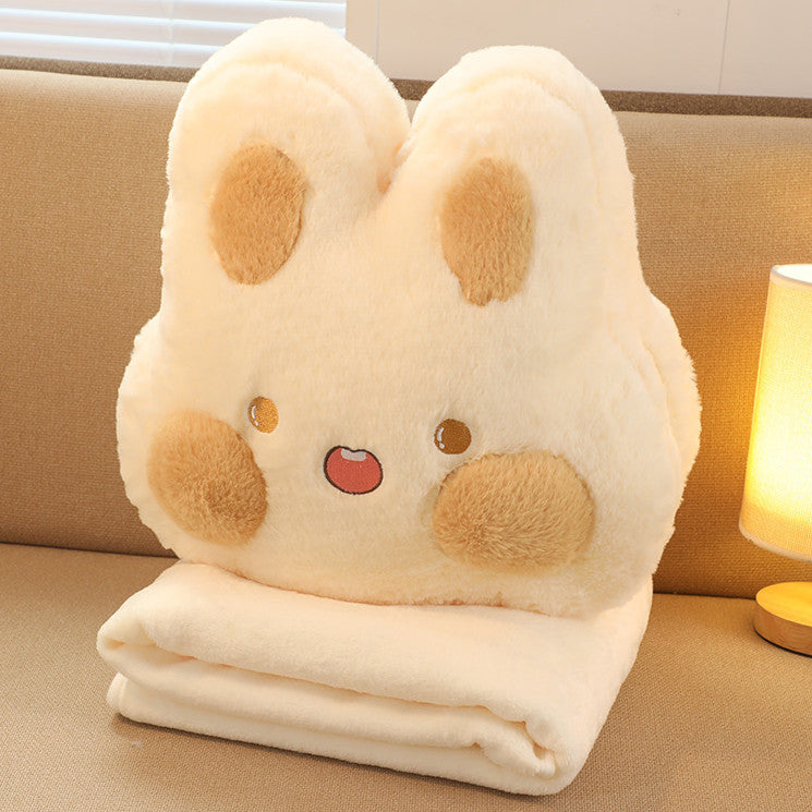 Easter Throw Pillow Quilt Small Blanket