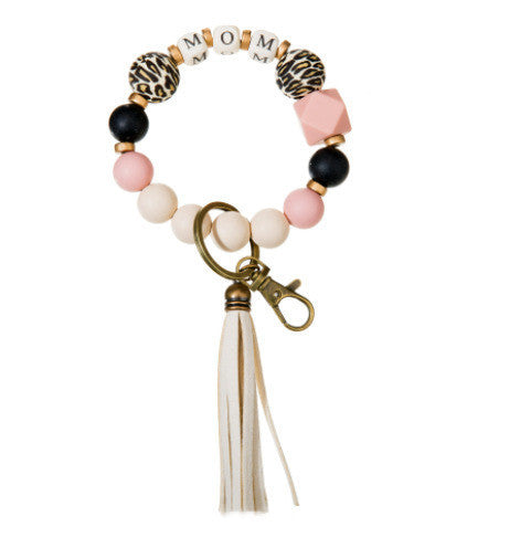 Mother's Day Beech Silicone Bead Bracelet