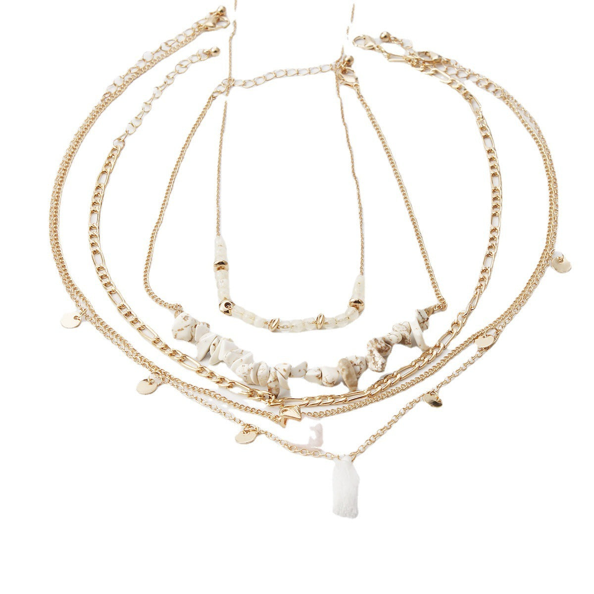 Accessories Multi-layered Gravel Resin Pendants