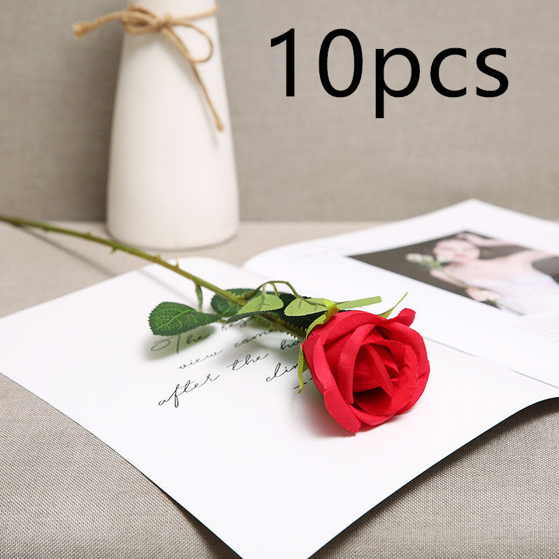 Artificial Red Rose Flowers