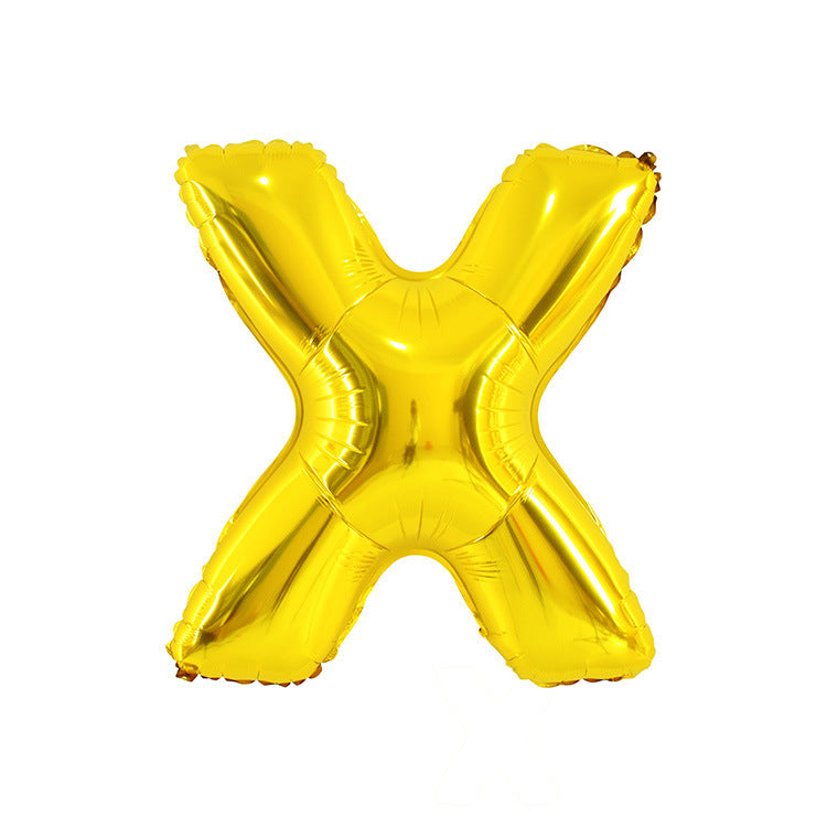 English Letter Aluminum Balloon Birthday Party Decoration