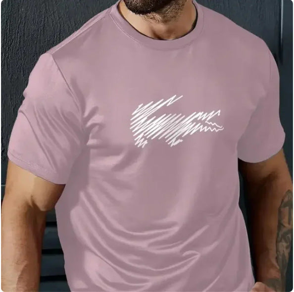 Men's Casual 3d Printed Short Sleeve Shirt