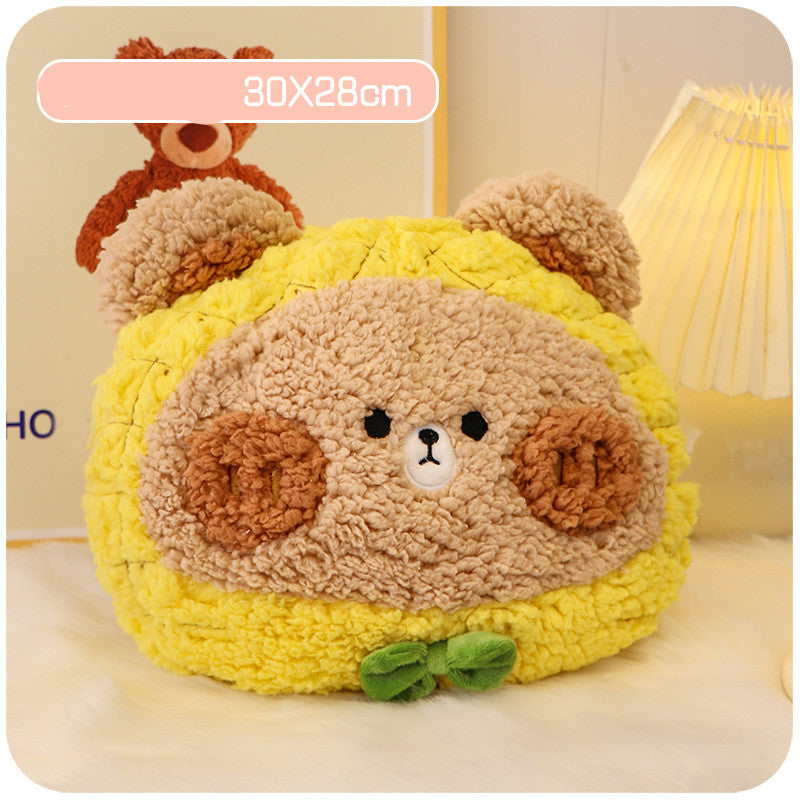 Easter Throw Pillow Quilt Small Blanket