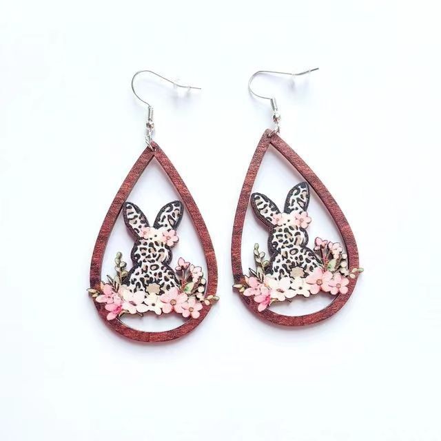 Rabbit Easter Decoration Jewelry